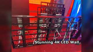 ผนังวิดีโอ LED HD 4K P3 3840Hz จอแสดงผลที่ราบรื่น